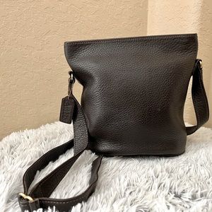 Vintage Coach Pebbled Leather Tote